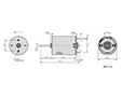 PTRS-280SA Carbon Brushed Direct Current (DC) Micro Motors - 2