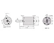 PTRS-370CM Carbon Brushed Direct Current (DC) Micro Motors - 2