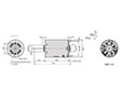 PTRS-385SA Carbon Brushed Direct Current (DC) Micro Motors - 2