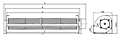 DC Cross Flow Fan JFD-081 Series - Dimensions