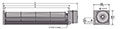 JGC-065A Series Alternating Current (AC) Cross Flow Fans - 2