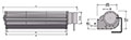 JQ3-065A Series Direct Current (DC) Cross Flow Fans - 2