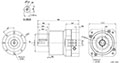 Servobox Series Model SN 1-Stage Planetary Reducer Gearbox - 2