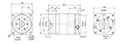 Servobox Series Model AD60 2-Stage Planetary Reducer Gearbox - 2