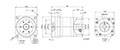 Servobox Series Model AD900 2-Stage Planetary Reducer Gearbox - 2