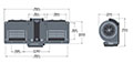 RA24BL002-B10 Series Dual Wheel Design Brushless Direct Current (DC) Centrifugal Blowers - 2