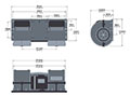 RA24BL001-B40 Series Variable Speed Dual Wheel Design Brushless Direct Current (DC) Centrifugal Blowers - 2