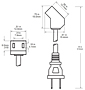 FPC-45-36P Dimensions