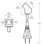 FPC-45-72P Dimensions