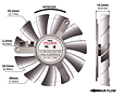 PLD06010B-B Series Type B Frameless Fans - 2